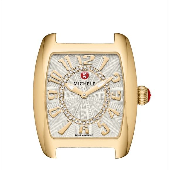 Michele Accessories - Michele urban mini deco gold tone watch